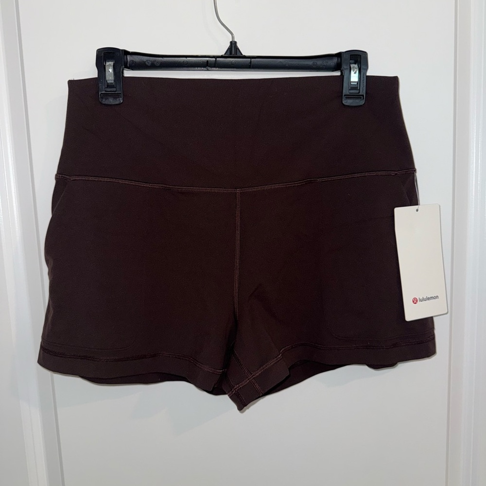 lululemon athletica Women's Dark Brown Athletic Shorts